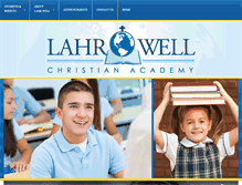 Tablet Screenshot of lahrwellacademy.org